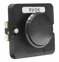 Пост управления кнопочный ПКЕ-112-1 (гриб черный)