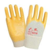 Перчатки нитриловые с легким покрытием, желтый
