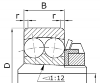 Подшипник  1212