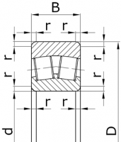 Подшипник  3610 (22310)