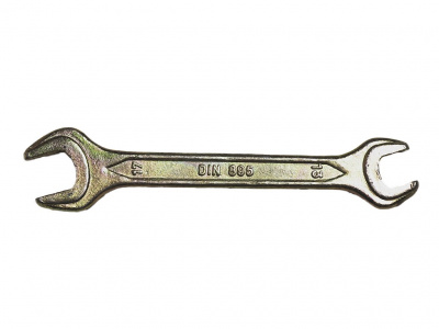Ключ рожковый 10х12 латунное покрытие